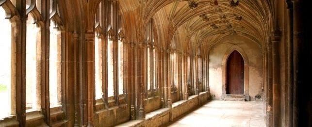 The halls of Hogwarts School for Witchcraft and Wizardry