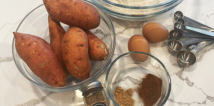 A bowl of potatoes and eggs AI-generated content may be incorrect.